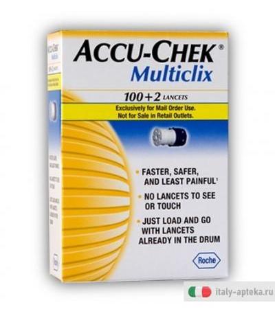 Accu-chek Multiclix 100+2 Lancette