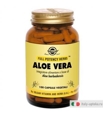 Aloe Vera Solgar 100 Capsule