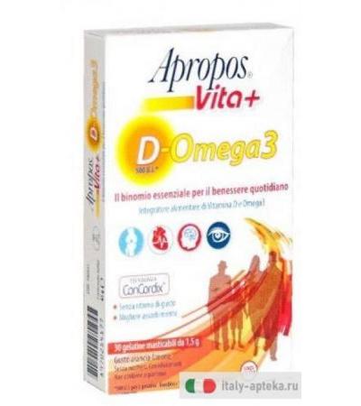 Apropos Vita+ Vitamina D + Omega3 30 Gelatine