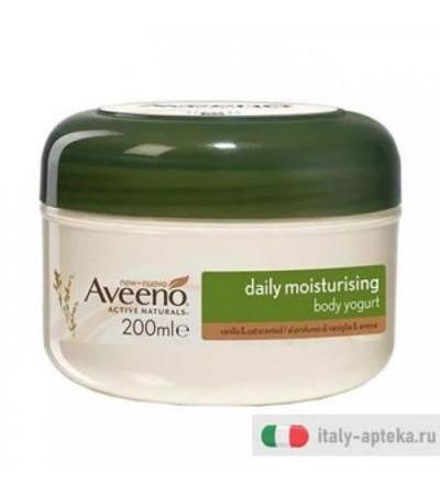 Aveeno Daily Moisturising Crema Corpo Yogurt Vaniglia E Avena 200ml