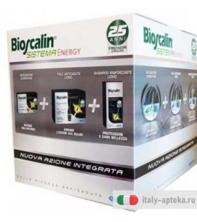 Bioscalin Energy Compresse+Fiale+Shampoo Pro