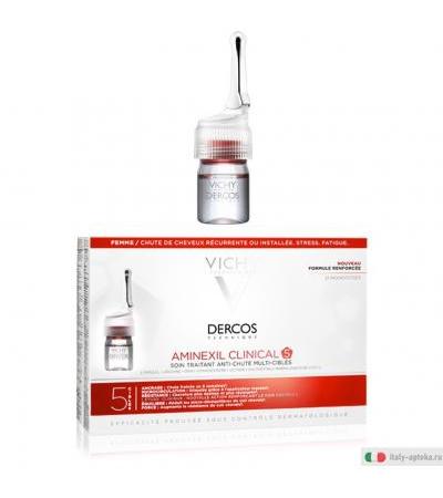 Dercos Aminexil Intensive 5 Donna 21 Fiale 6ml