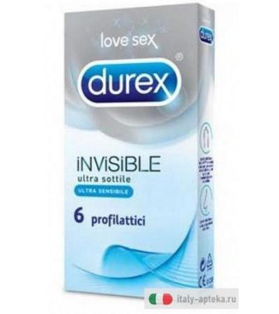 Durex Invisible Profilattici 6 Pezzi