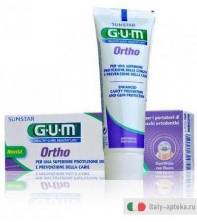 Gum Ortho Gel Dentifricio 75ml