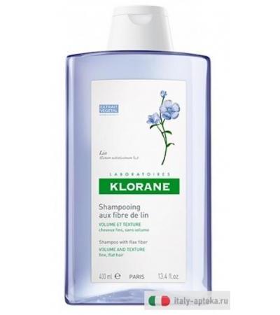 Klorane Shampoo Fibre Di Lino 400ml