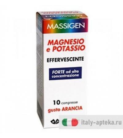 Massigen Magnesio Potassio Effervescente 10 Compresse