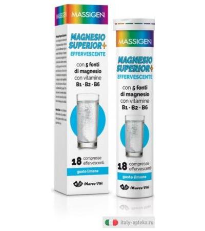 Massigen Magnesio Superior  18 Compresse Effervescenti