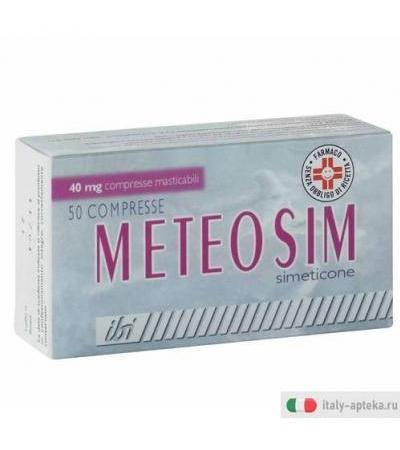 Meteosim*50cpr Masticabili 40mg