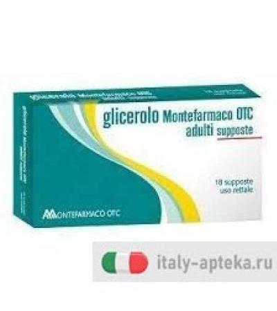 Montefarmaco 18 Supposte Glicerolo Adulti