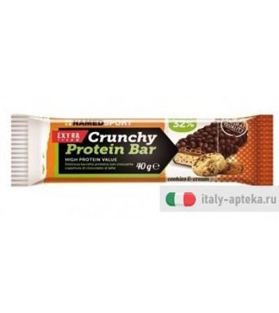 Named Sport Crunchy Proteinbar Cookies&Cream 1 Pezzo