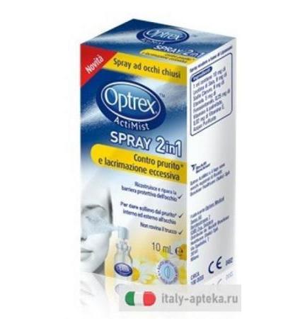 Optrex Actimist Spray 2in1 Anti Prurito 10ml