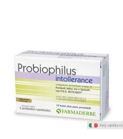 Probiophilus Intollerance 12 Bustine