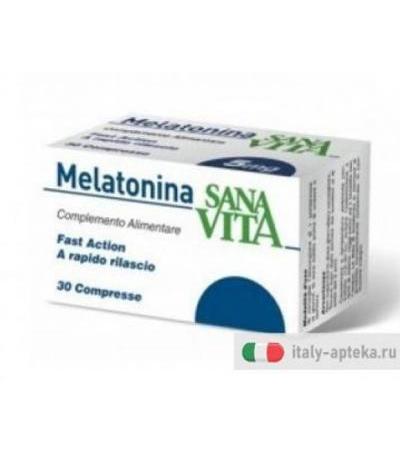 Sanavita Melatonina 30 Compresse New