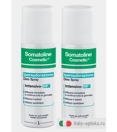 Somatoline Cosmetic Deodorante Ipersudorazione Spray Duo 2x125ml