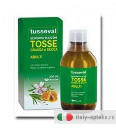 Tusseval Sciroppo Tosse Adulti 200ml