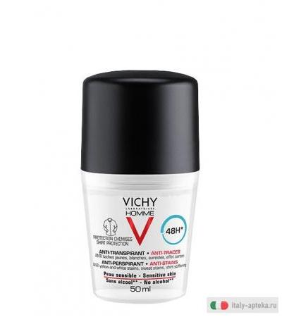 Vichy Homme Deodorante Anti-Traspirante + Anti-Macchie 48h 50ml