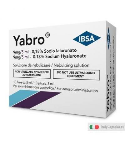 Yabro Aerosol 0,18% 5ml 10 Fiale