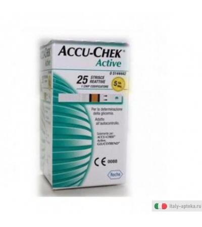 Accu-Chek Active 25 strisce misurazione Glicemia