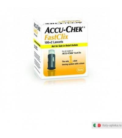 Accu-Chek Fastclix Lancette Pungidito 100+2 pezzi