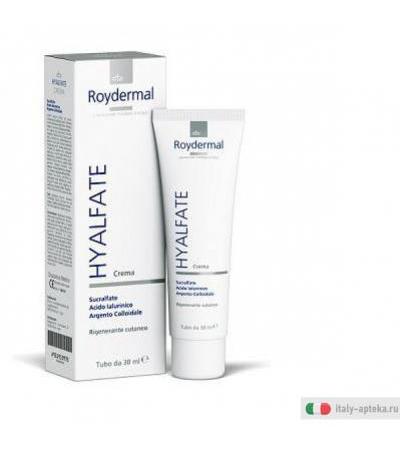 hyalfate hyalfate è una crema a base di acido ialuronico, argento colloidale e sucralfato