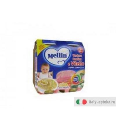 Mellin Pappa completa verdura Pastina Vitello 2 x 250 g
