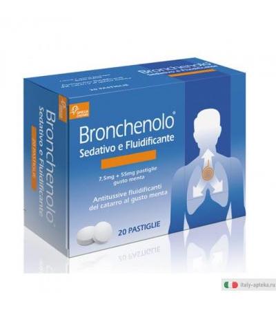 Bronchenolo 20 pastiglie 7,5mg+55mg