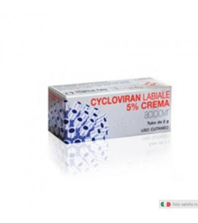 Cycloviran crema labiale 2g 5%