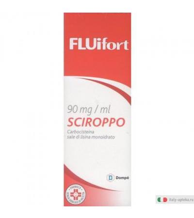 Fluifort sciroppo 200 ml 9% Con misurino
