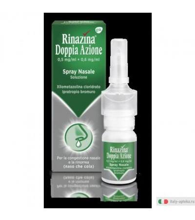 Rinazina Doppia azione spray Nasale 10ml 5mg+6mg