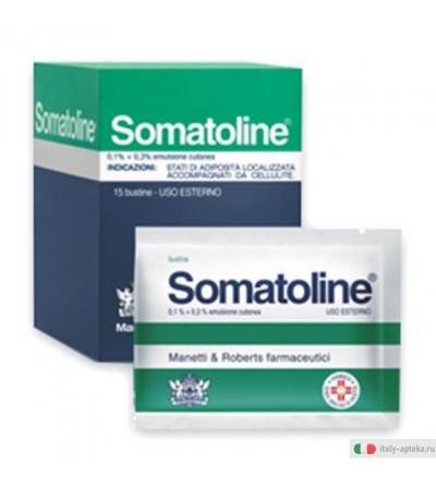 Somatoline emulsione 15 buste 0,1+0,3%