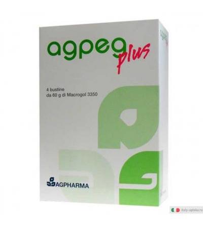 Agpharma Agpeg plus macrogol 3350 4 bustine da 60 g