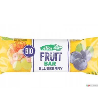 Allos Bio Fruit Bar Blueberry Barretta gusto mirtillo 30g