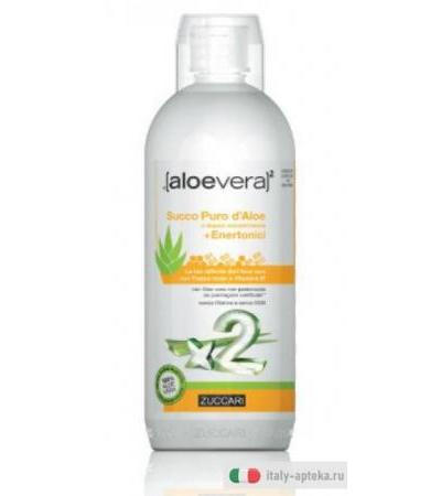 Aloevera2 Succo Puro d'Aloe + Enertonici 1 litro