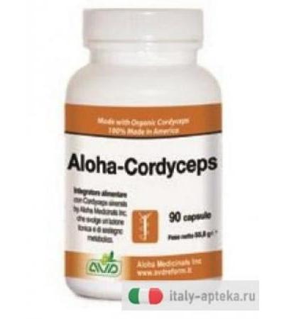 Aloha-Cordyceps integratore alimentare 90 capsule