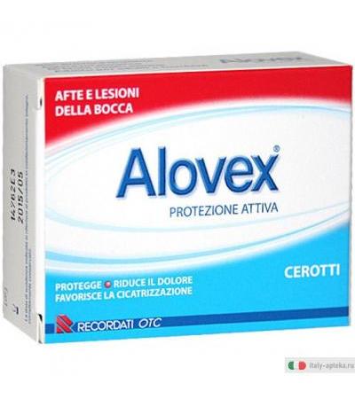 Alovex protezione attiva per afte e lesione della bocca 15 cerotti