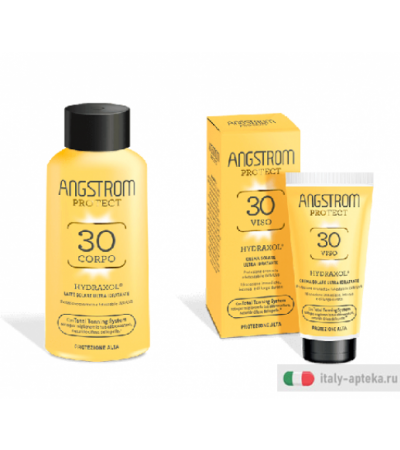 Angstrom Protect Promo 1+1 Gratis SPF30 viso crema solare 50ml + SPF30 corpo latte solare 200ml