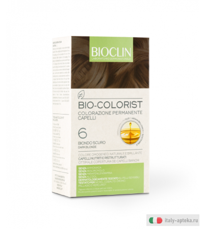Bioclin Bio-Colorist colorazione permanente dei capelli n.6 Biondo Scuro