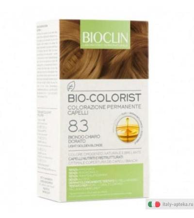 Bioclin Bio-Colorist colorazione permanente dei capelli n.8.3 Biondo Chiaro Dorato