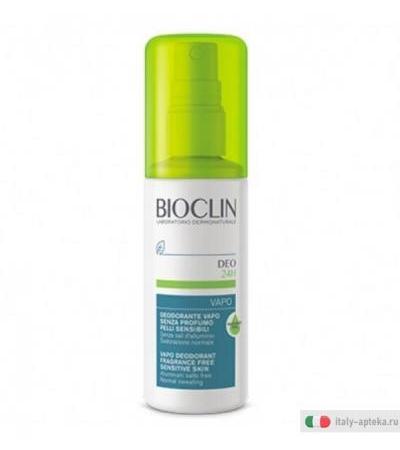 Bioclin Deodorante 24h Vapo senza profumo per pelli sensibili 100ml