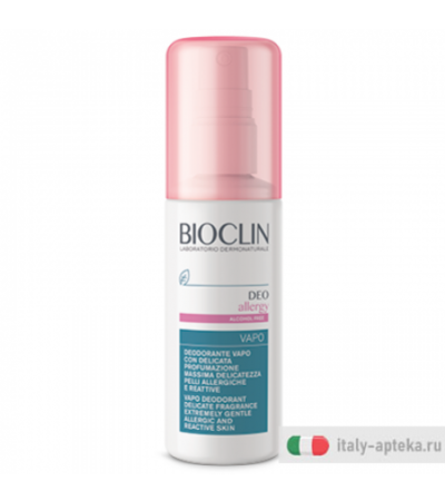 Bioclin Deodorante Allergy Vapo delicata profumazione per pelli allergiche e reattive 100ml