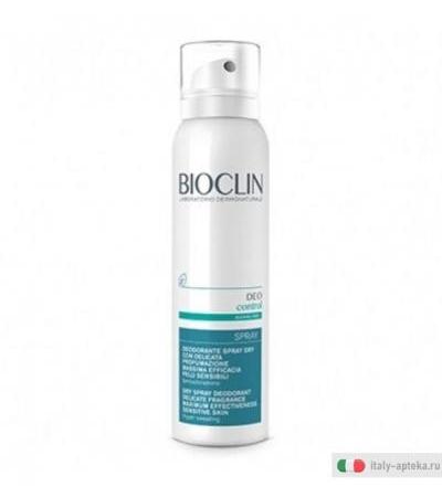 Bioclin Deodorante Control Spray Dry delicata profumazione per pelli sensibili 150ml