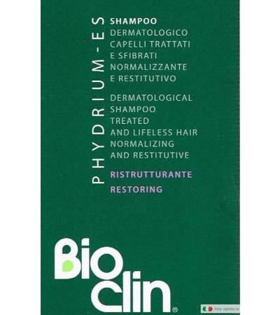 Bioclin Phydrium – Es Shampoo Dermatologico capelli trattati e sfibrati normalizzante e restitutivo 200 ml