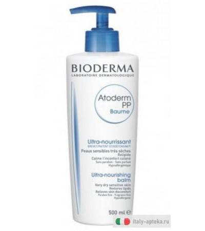 Bioderma Atoderm PP Baume Balsamo nutriente 24h per la pelle molto secca da 500ml