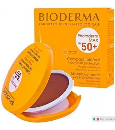 Bioderma Fondotinta Max Compatto SPF50+ colore chiaro 10g
