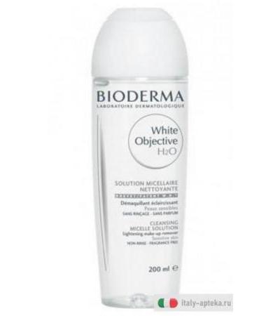 Bioderma White Objective H2O acqua detergente e struccante pelli sensibili 200ml
