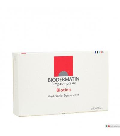 Biodermatin vitamina biotina 5mg 30 compresse