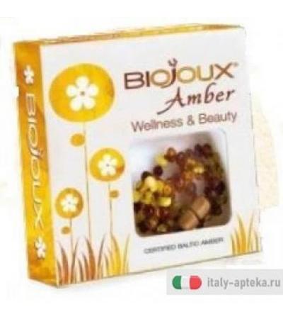 Biojoux Amber Wellness & Beauty Bracciale adulto 19 cm cognac