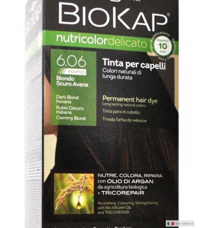 BioKap Nutricolor Delicato 6.06 biondo scuro avana 135 ml