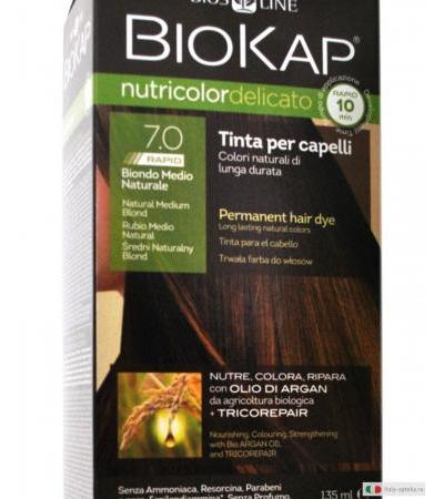 BioKap Nutricolor Delicato 7.0 biondo medio naturale 135 ml