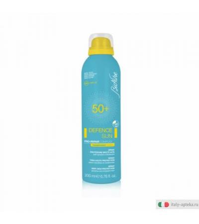 Bionike Defence Sun Latte Spray SPF50+ Trasparente protezione molto alta per pelli sensibili 200ml